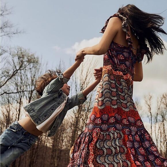 Corey Lynn Calter Multicolor Patterned Doriane Dress - Picture 1 of 11